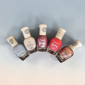 Sally Hansen Pure Color Nail Polish Set - Neutral to Red Shades